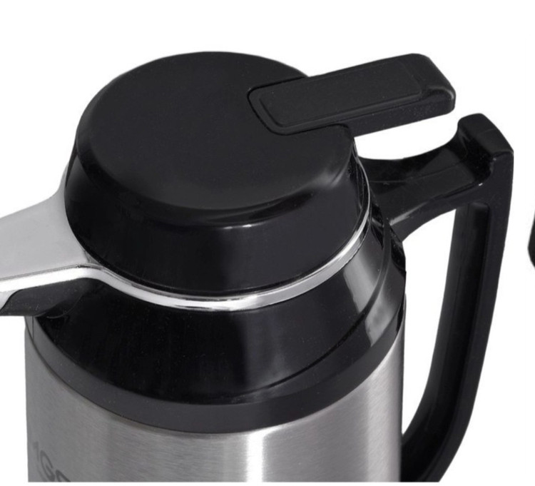 فلاسک چای ...بدنه استیل داخل شیشه ...( 1/9 لیتر )