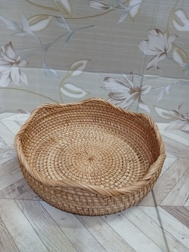 سبد حصیری موج دار