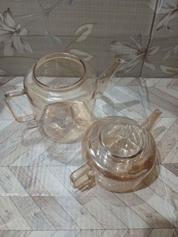 کتری قوری پیرکس استوانه