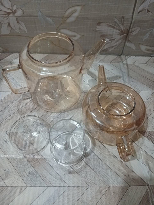 کتری قوری پیرکس استوانه
