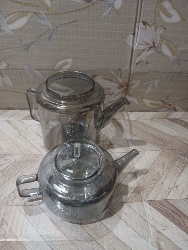 کتری قوری پیرکس استوانه