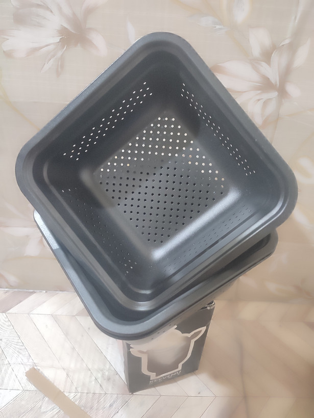 آبکش مربع مشکی