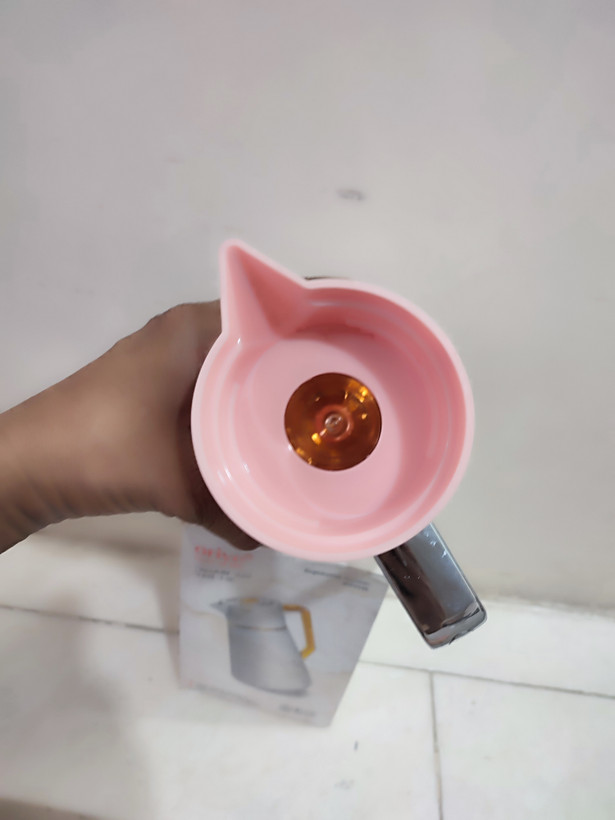 فلاسک چای ( شیشه صورتی)