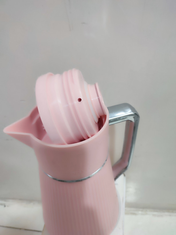 فلاسک چای ( شیشه صورتی)
