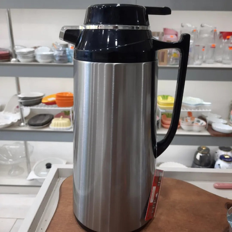 فلاسک چای ( بدنه استیل ،داخل شیشه)
