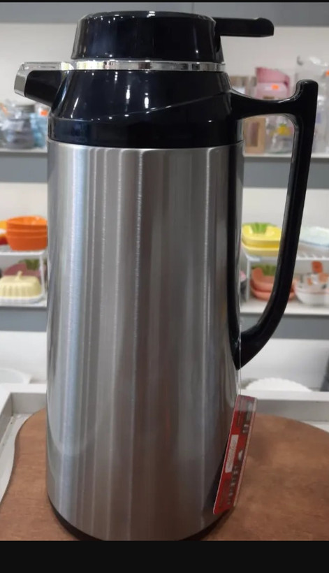 فلاسک چای ( بدنه استیل ،داخل شیشه)
