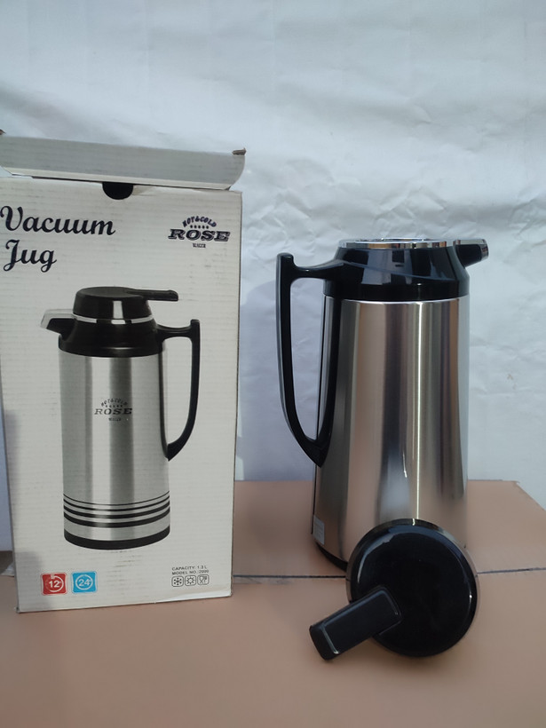 فلاسک چای ( بدنه استیل ،داخل شیشه)