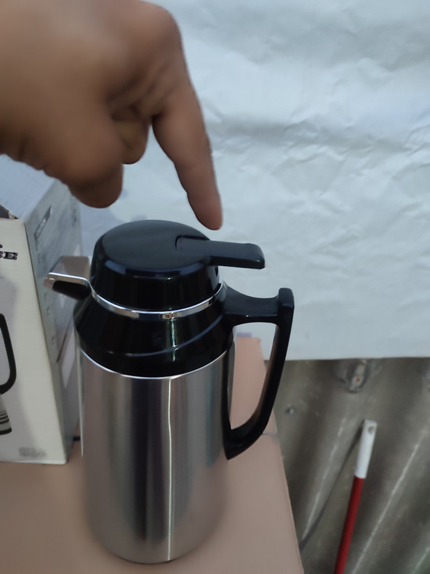 فلاسک چای ( بدنه استیل ،داخل شیشه)
