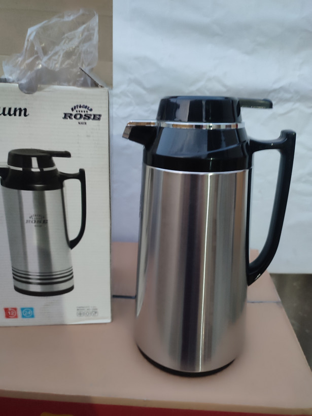فلاسک چای ( بدنه استیل ،داخل شیشه)