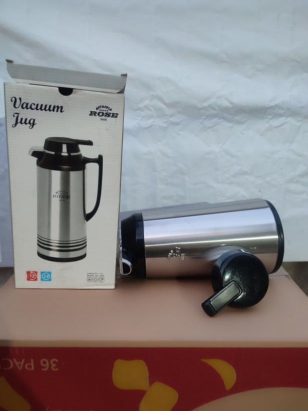 فلاسک چای ( بدنه استیل ،داخل شیشه)
