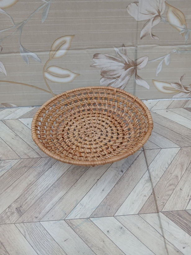 بشقاب حصیری ( بافت ) گود ( وارداتی ) ۳ سایز